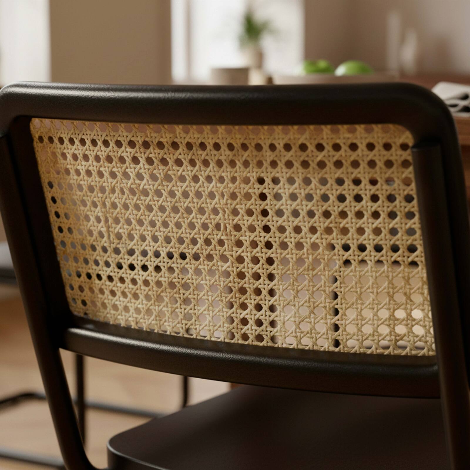 Sillas de madera y metal - Lote de 2