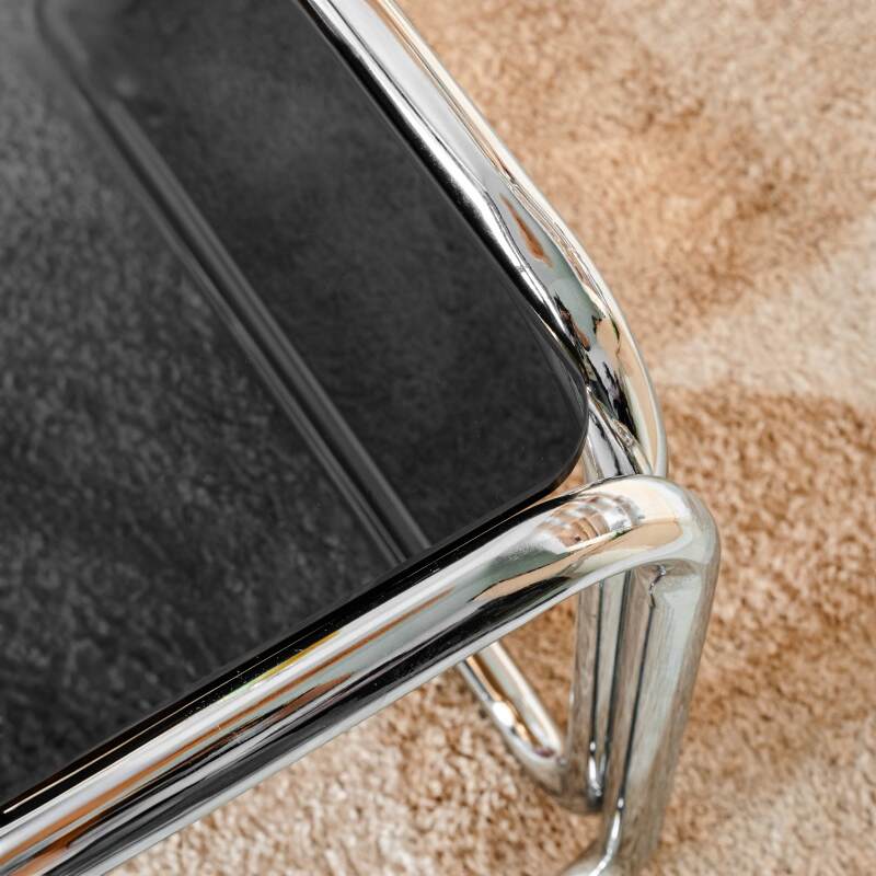 Mesa de centro de cristal templado cuadrada 90x90 cm (2/8)