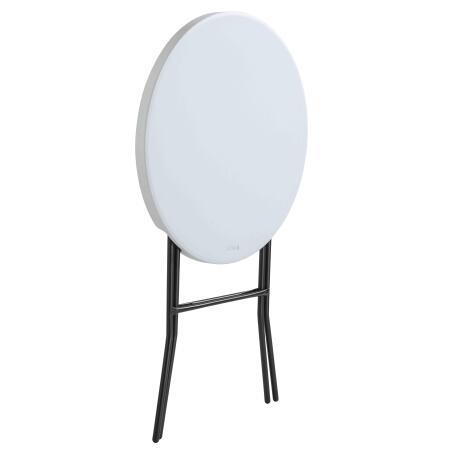 Mesa alta plegable 80x110 cm y funda elástica verde abeto (2/7)