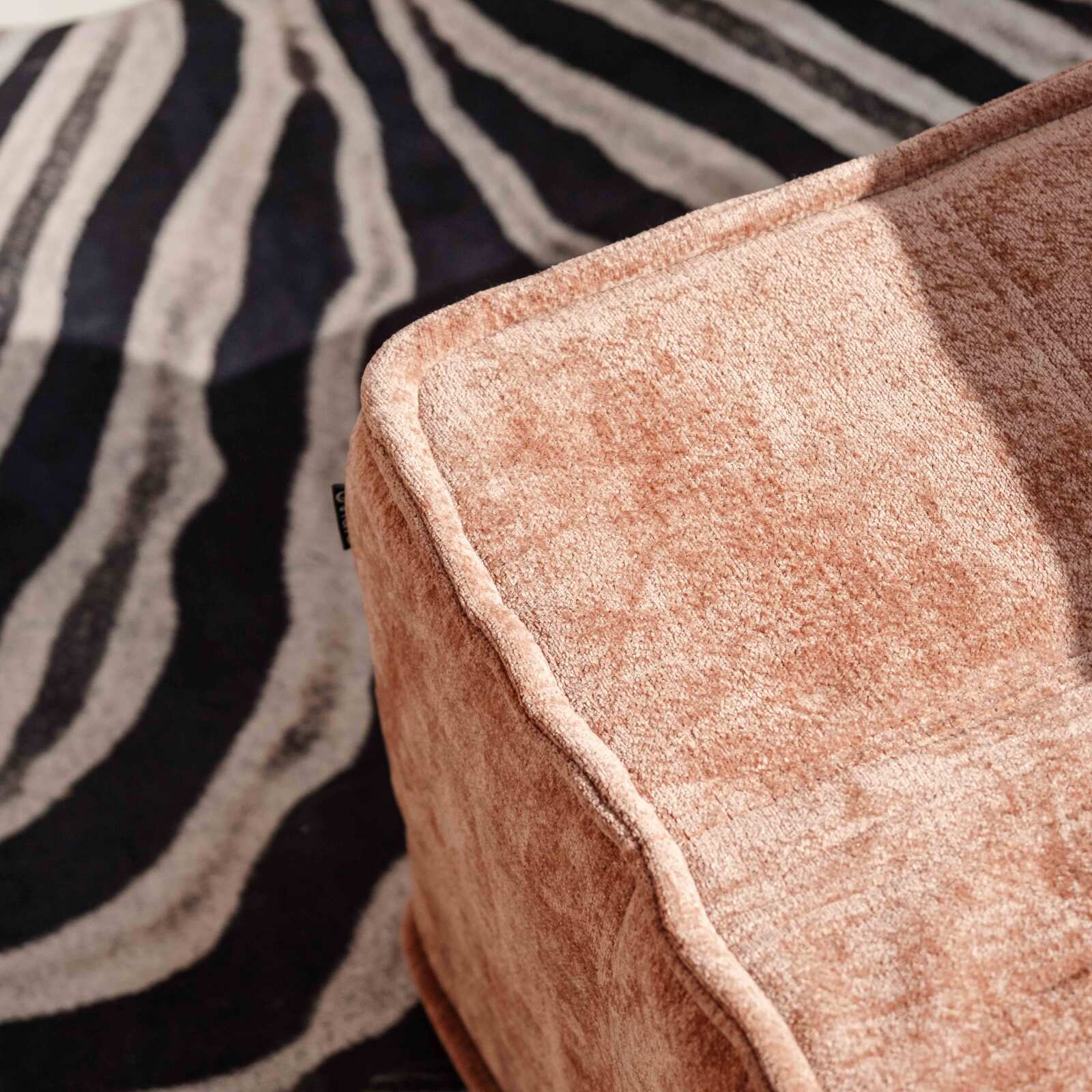 Sillón de tela para sofá modular con cojín