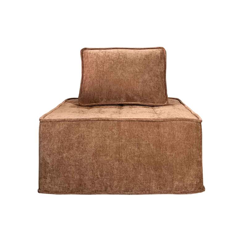 Sillón de tela para sofá modular con cojín (2/7)