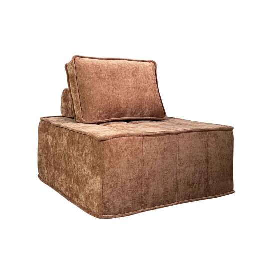 Sillón de tela con cojín | Oviala
