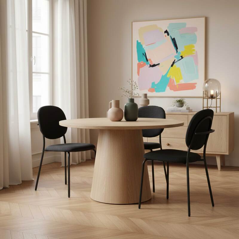 Sillas de tela y metal - Lote de 2