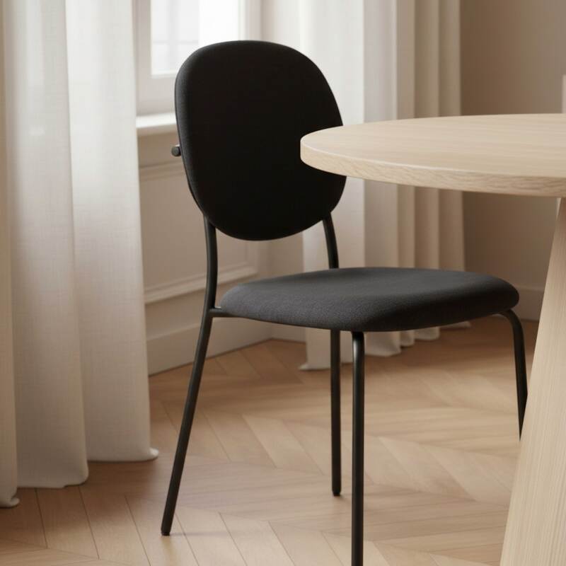 Sillas de tela y metal - Lote de 2 (2/8)