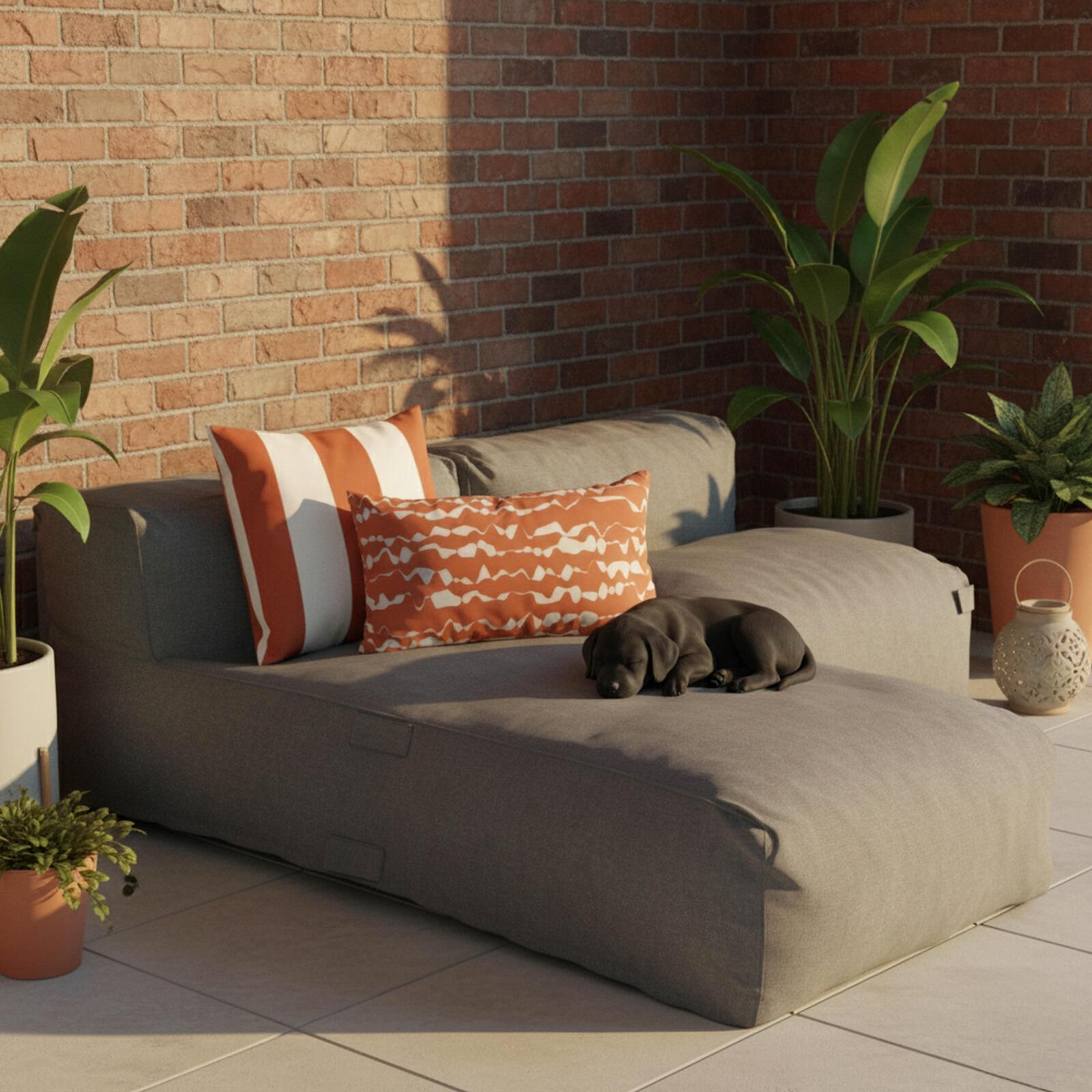 Cojines de exterior pequeños rectangulares para palé 50 x 30 cm – Lote de 2