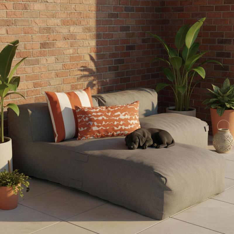 Cojines de exterior pequeños rectangulares para palé 50 x 30 cm – Lote de 2 (2/4)