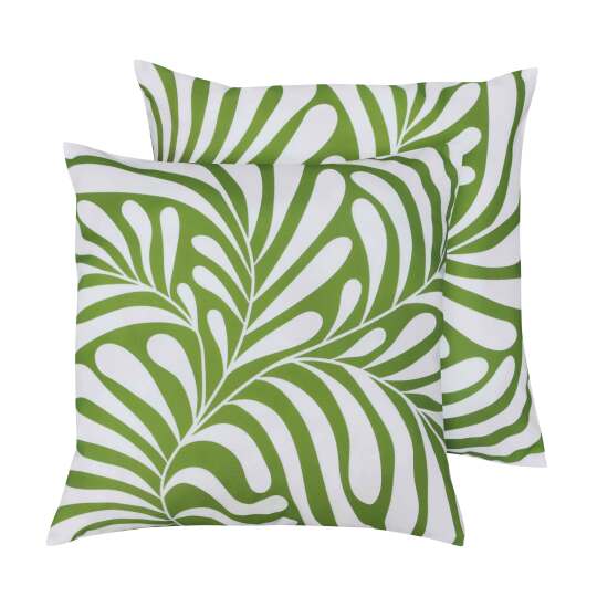 Cojines de exterior cuadrados desenfundables 45x45 cm - Lote de 2 | Oviala