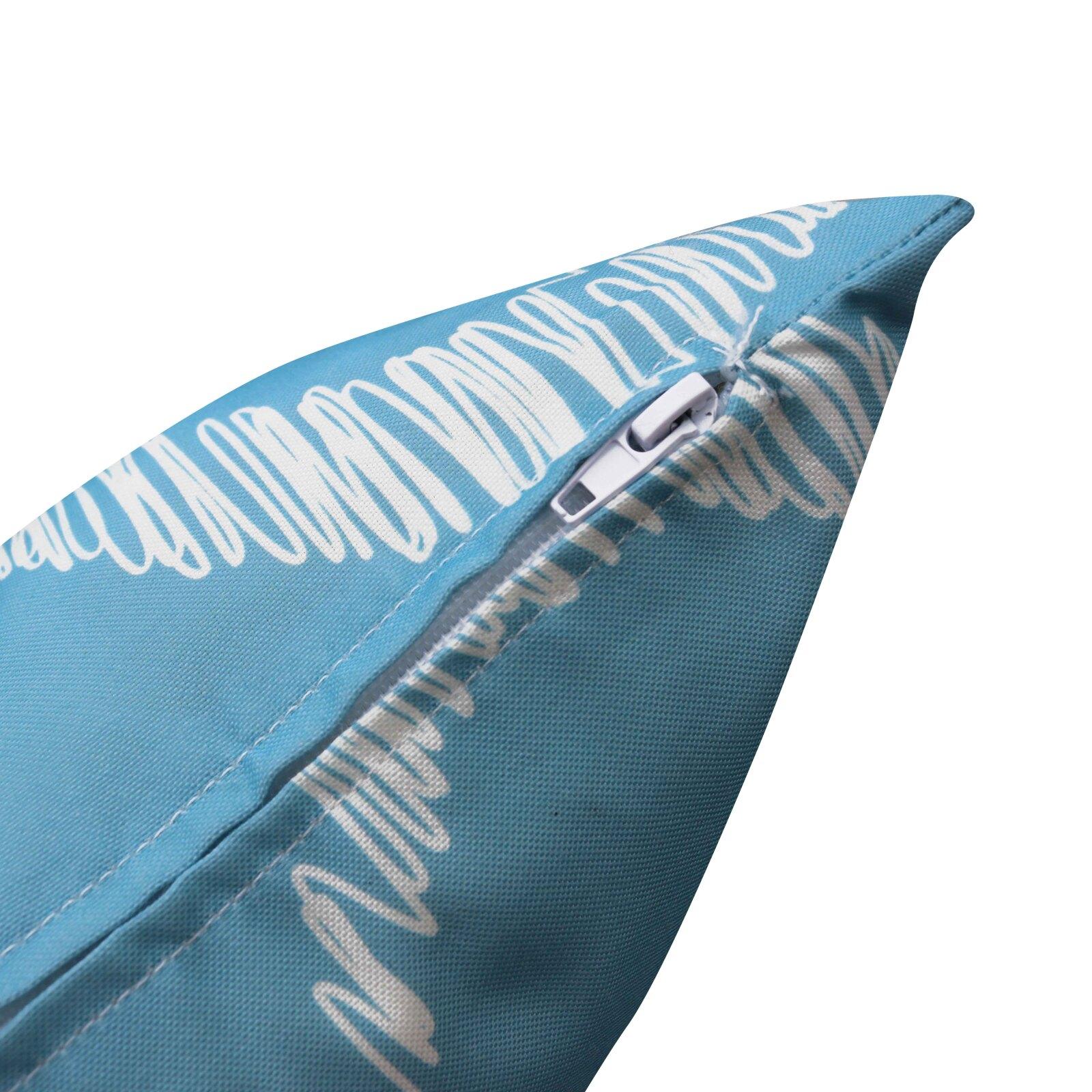 Cojines de exterior cuadrados desenfundables 45x45 cm - Lote de 2