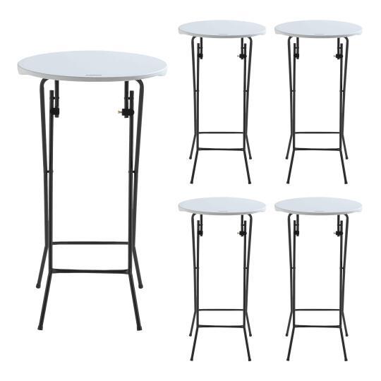 Mesa alta plegable 60x110 cm - Lote de 5