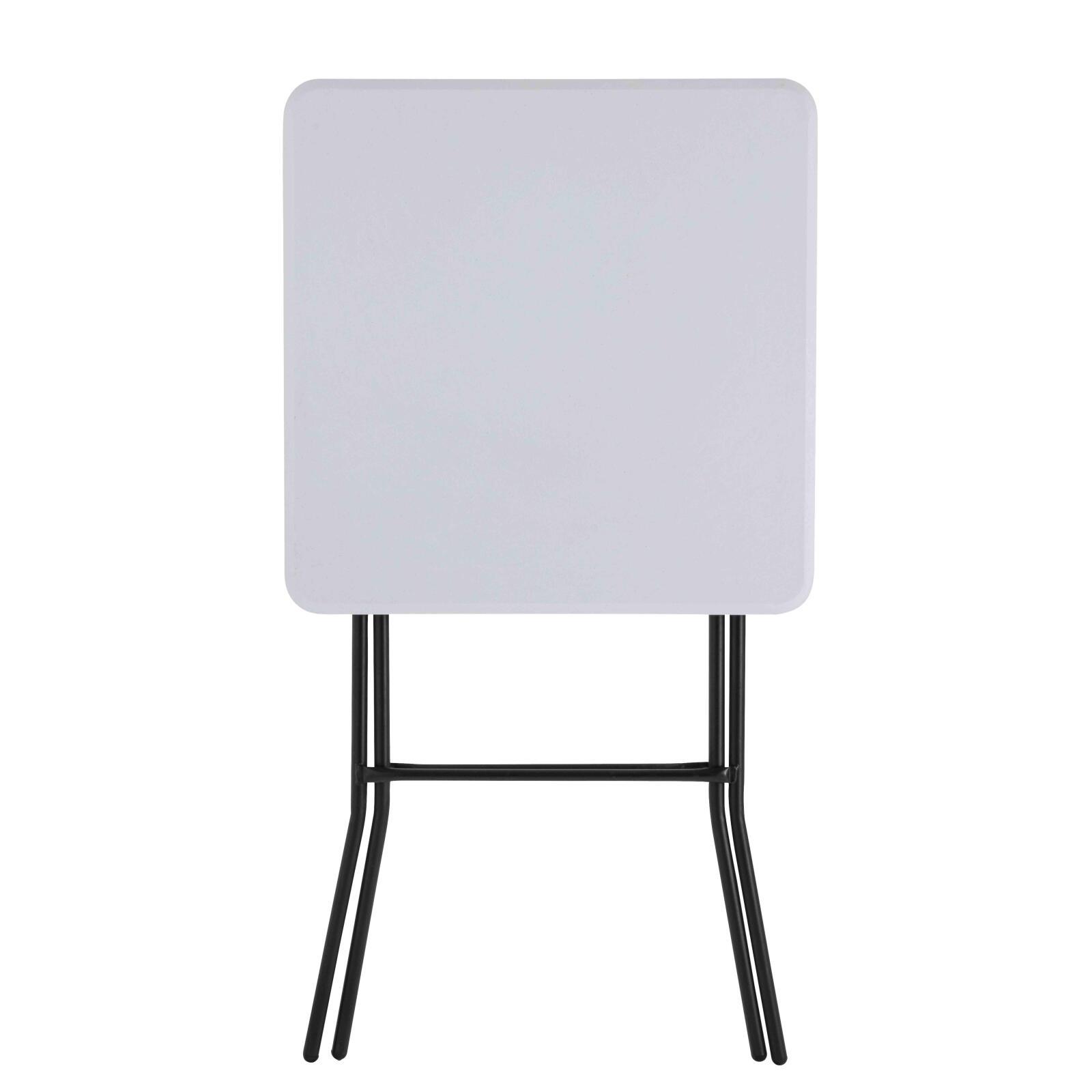 Mesa alta plegable 68x68x110 cm - Lote de 5