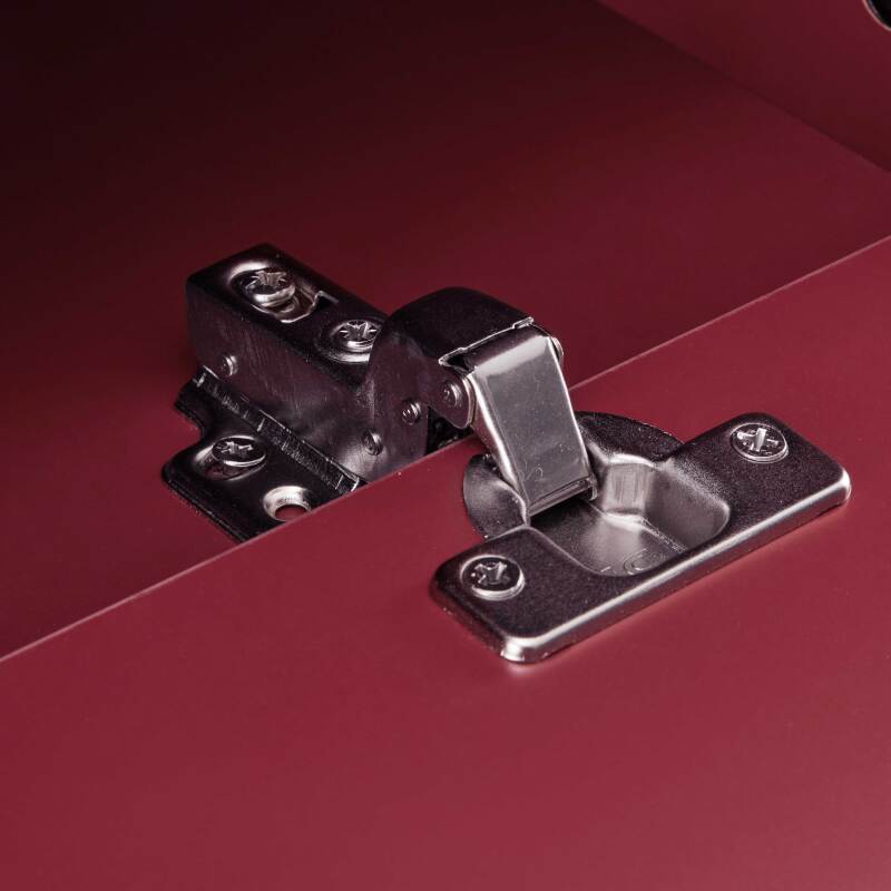 Mueble TV colorido de efecto listones 150 cm (6/7)