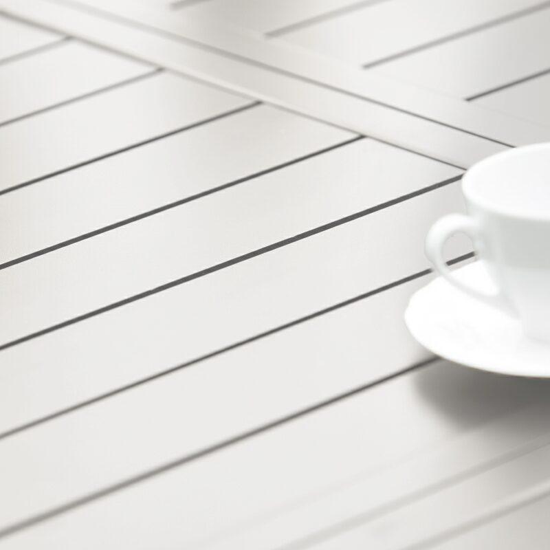 Mesa de jardín extensible de aluminio 8 a 10 personas 174/238x100 cm  (5/7)