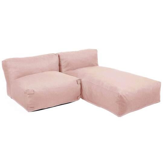 Sofá modular de exterior para 2 personas con 1 sillón y 1 chaise longue | Oviala