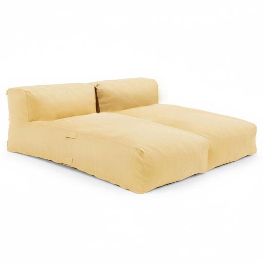 Sofá modular de exterior para 2 personas con 2 chaise longue | Oviala