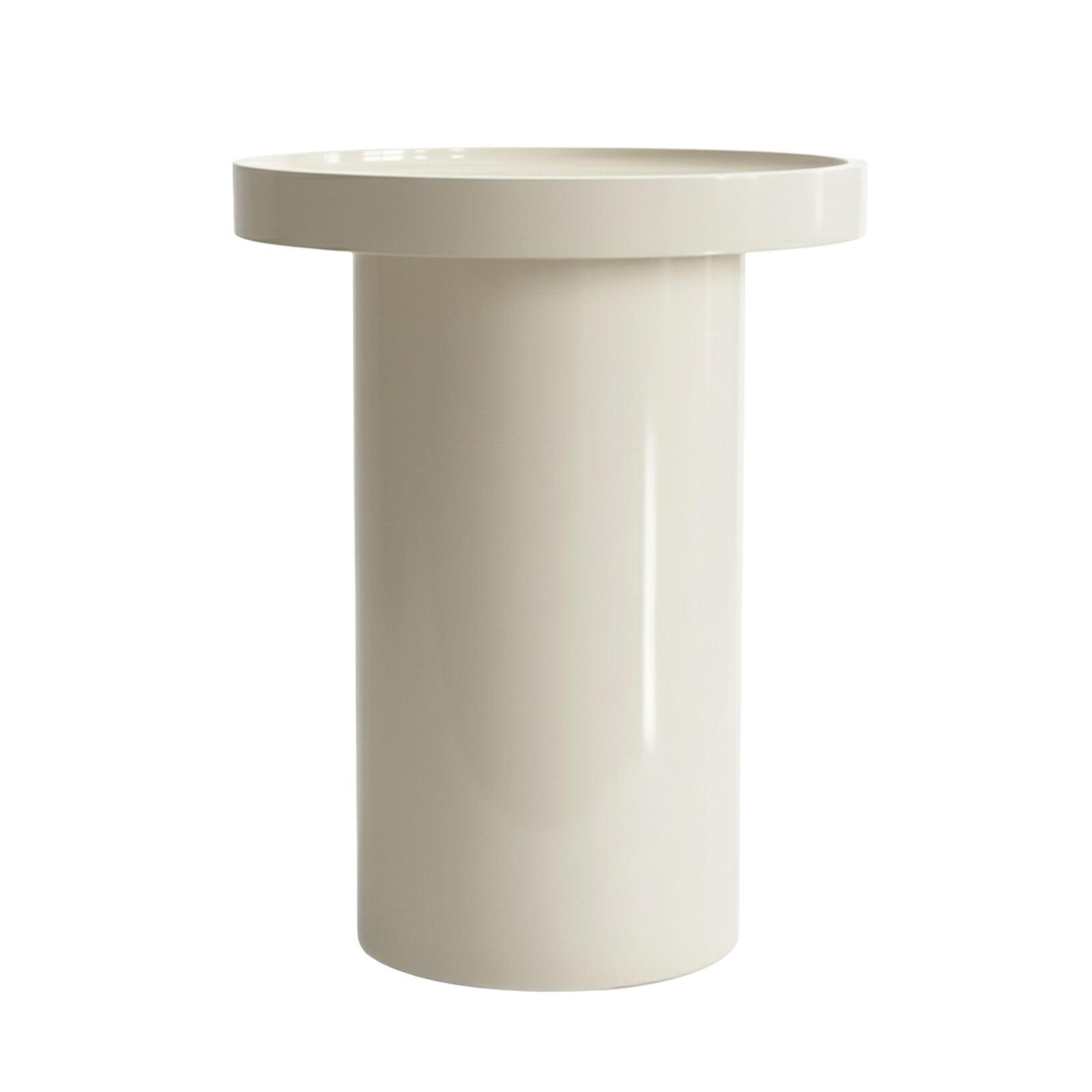 Mesas de centro efecto lacado nido redondas  Ø70, Ø50 y Ø40 cm estilo retro - Lote de 3