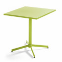 Mesa de jardín cuadrada con tablero plegable 70 x 70 cm
