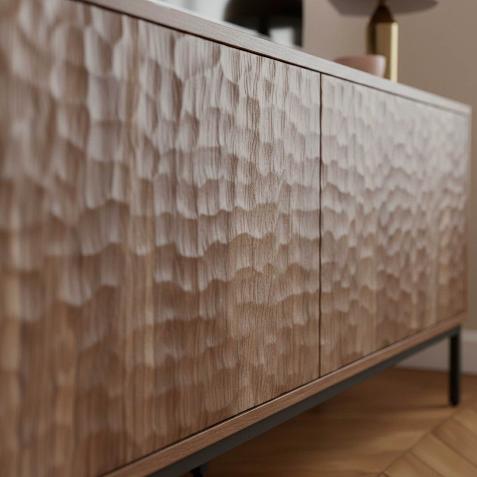 Mueble TV de efecto madera 120 cm