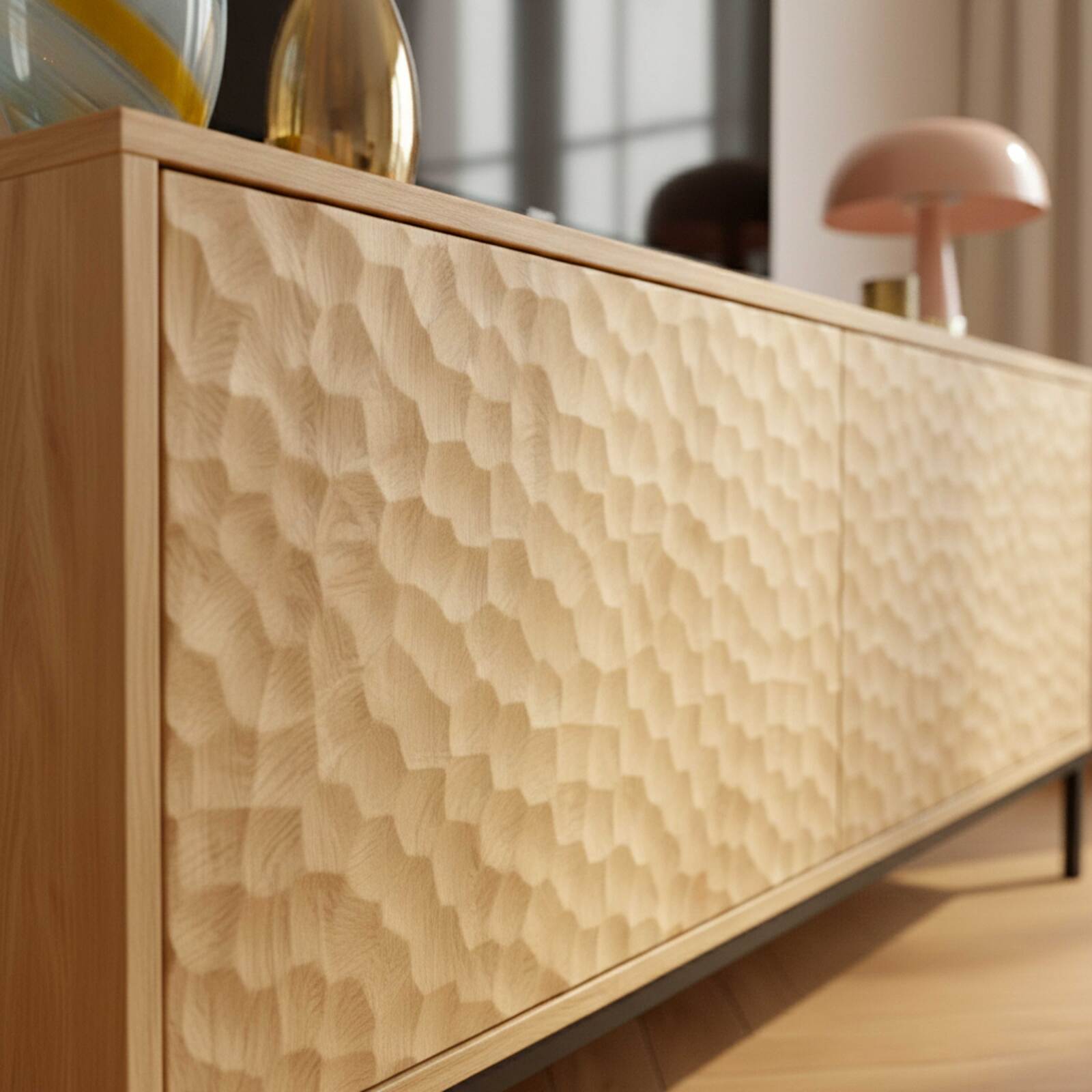 Mueble TV de efecto madera 120 cm