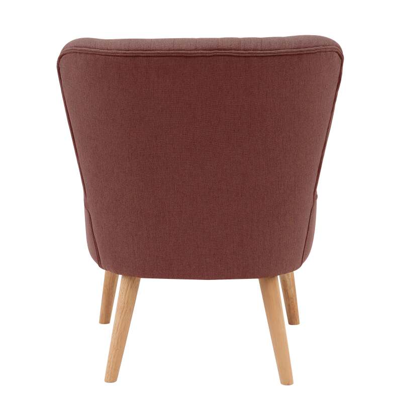 Sillones sapo de tela y madera - Lote de 2 (2/6)