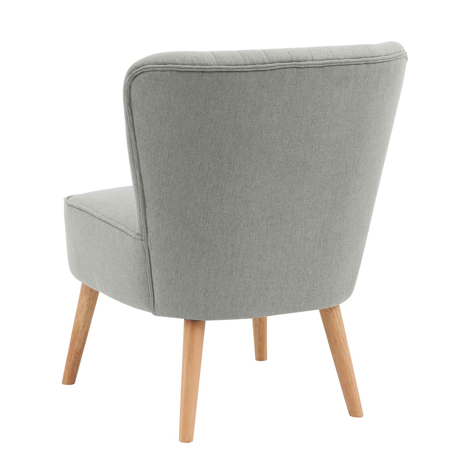 Sillones sapo de tela y madera - Lote de 2