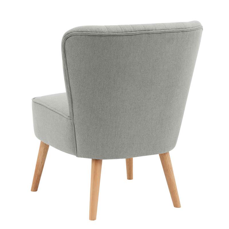 Sillones sapo de tela y madera - Lote de 2 (3/5)
