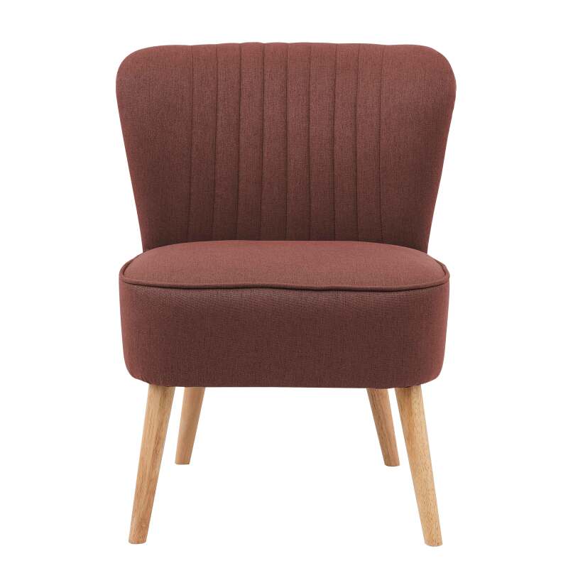 Sillones sapo de tela y madera - Lote de 2 (4/6)