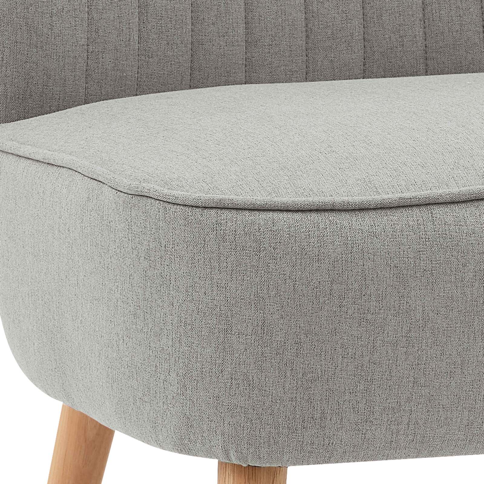 Sillones sapo de tela y madera - Lote de 2