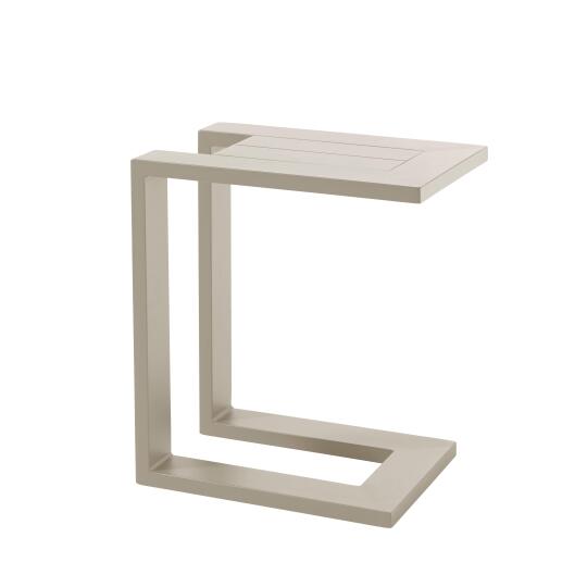 Estante para tumbona de aluminio | Oviala