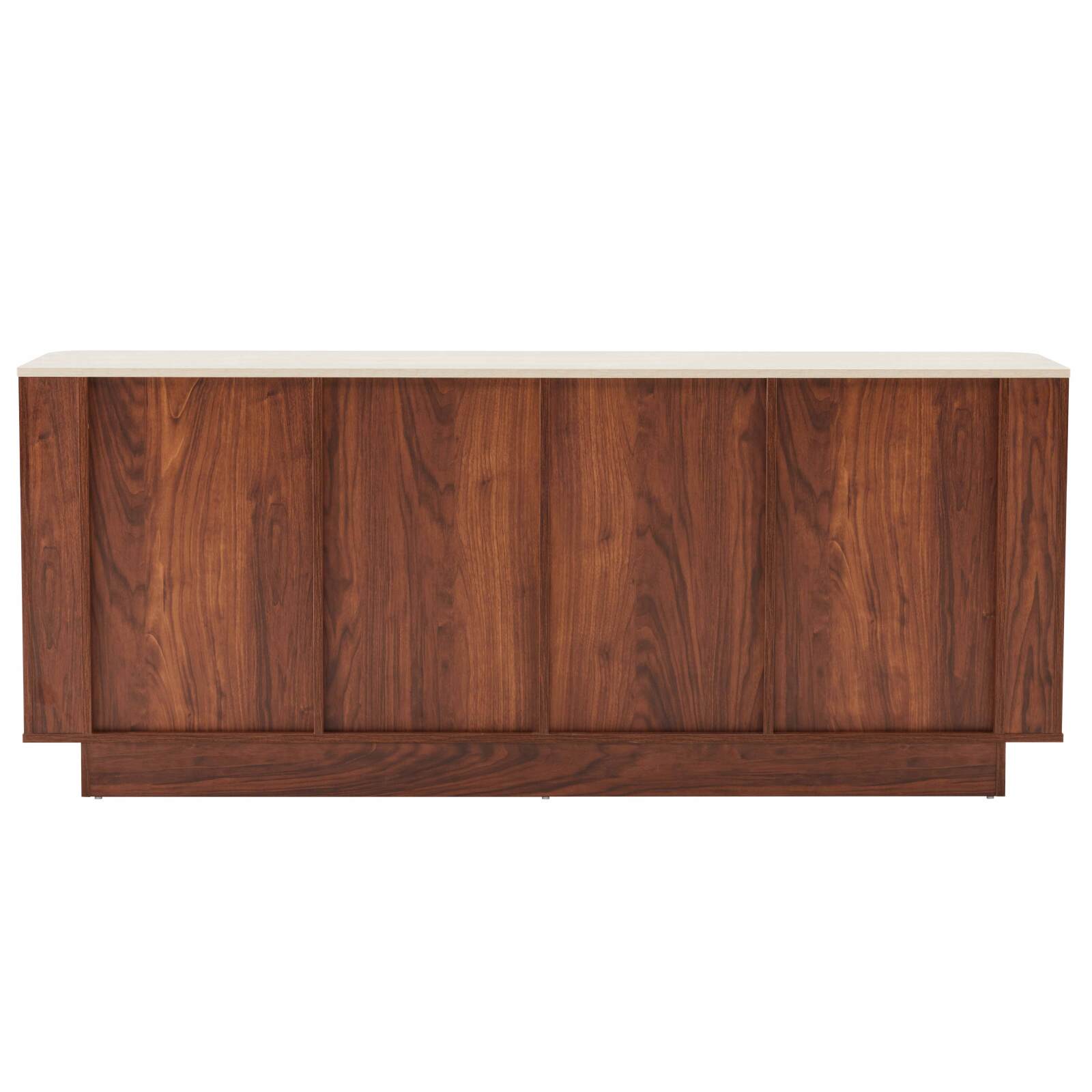 Aparador efecto madera FSC® 4 puertas 180 cm estilo scandinavo