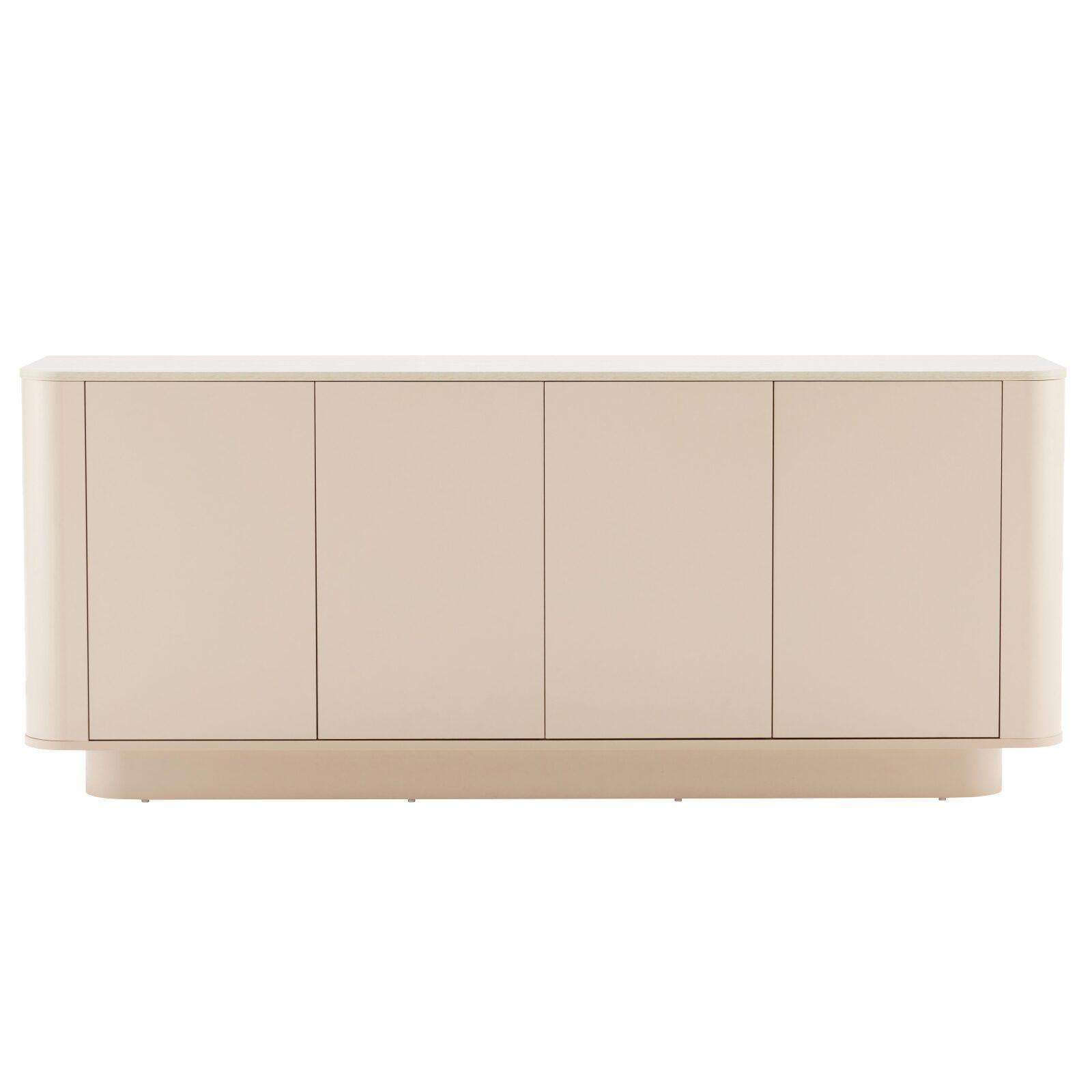 Aparador liso FSC® 4 puertas 180 cm