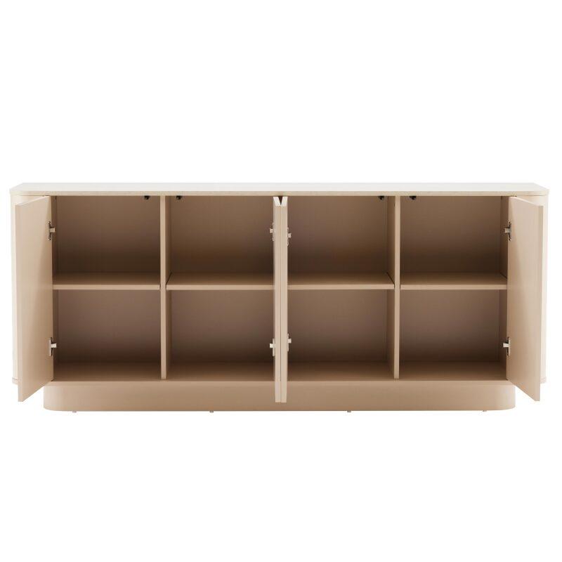 Aparador liso FSC® 4 puertas 180 cm (3/7)