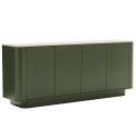 Aparador liso FSC® 4 puertas 180 cm