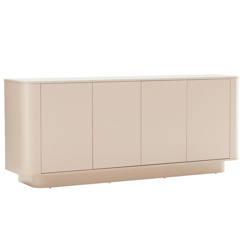 Aparador liso FSC® 4 puertas 180 cm
