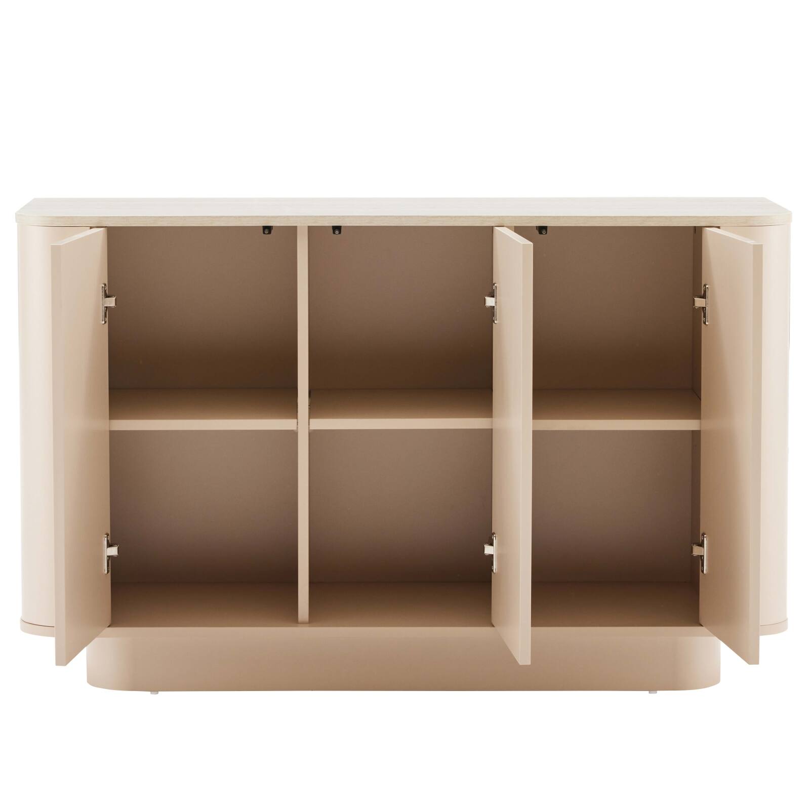 Aparador liso FSC® 3 puertas 120 cm