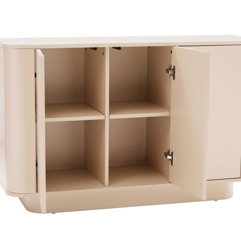 Aparador liso FSC® 3 puertas 120 cm (6/7)