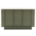 Aparador liso FSC® 3 puertas 120 cm