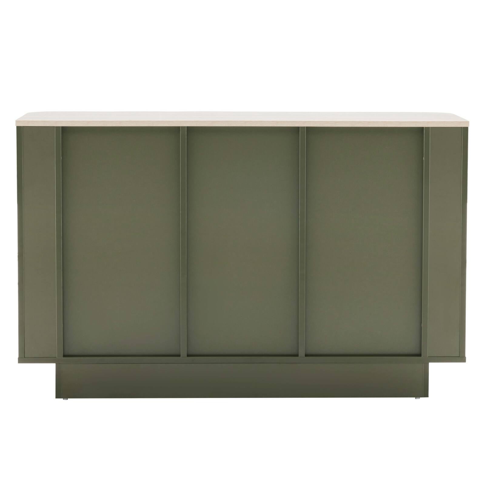 Aparador liso FSC® 3 puertas 120 cm