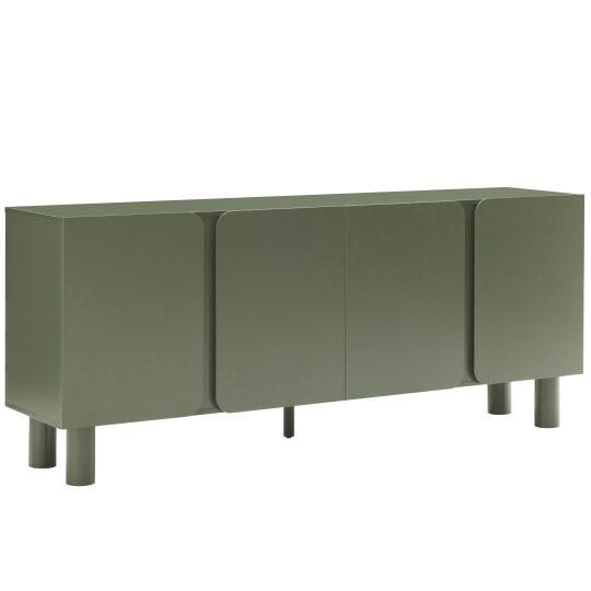 Aparador liso FSC® 4 puertas 180 cm