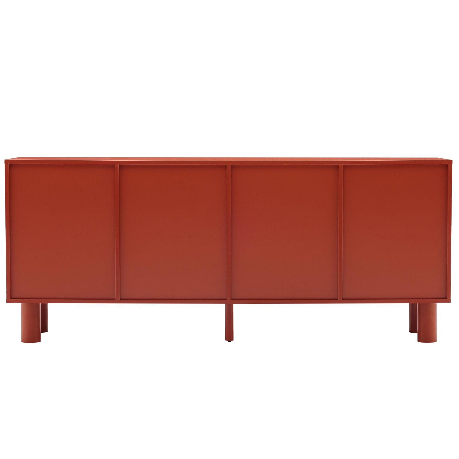 Aparador liso FSC® 4 puertas 180 cm