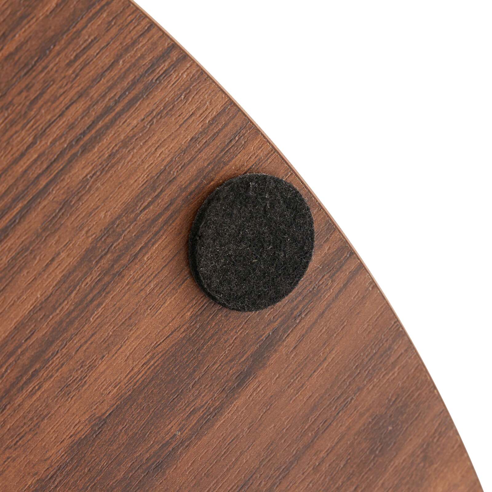 Mesa de centro efecto madera FSC® redonda Ø75 cm