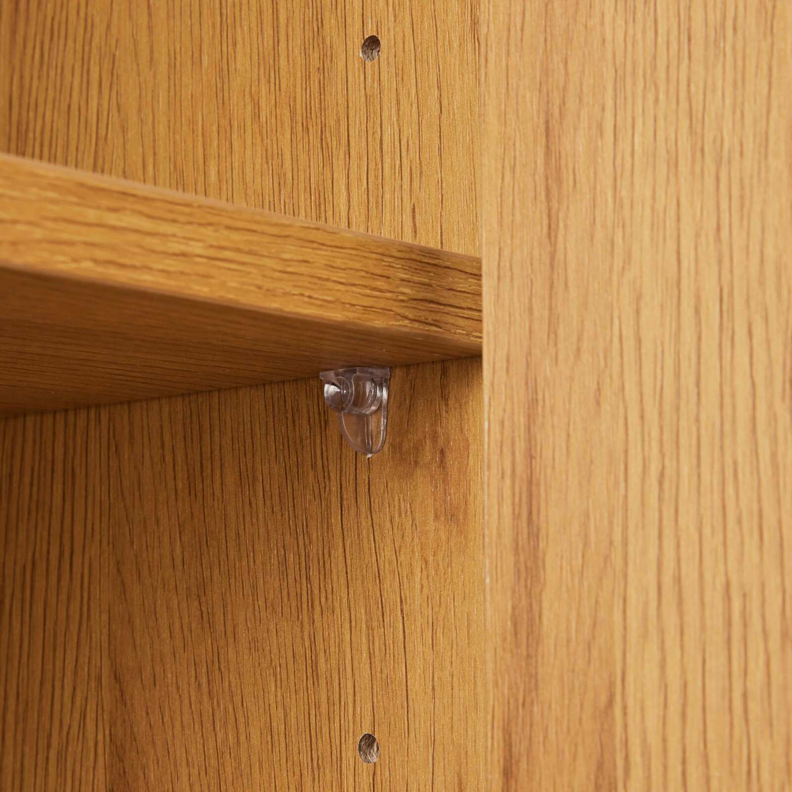 Aparador efecto madera FSC® 3 puertas 160 cm estilo escandinavo