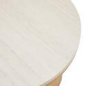 Mesa de centro efecto madera FSC® redonda Ø80 cm