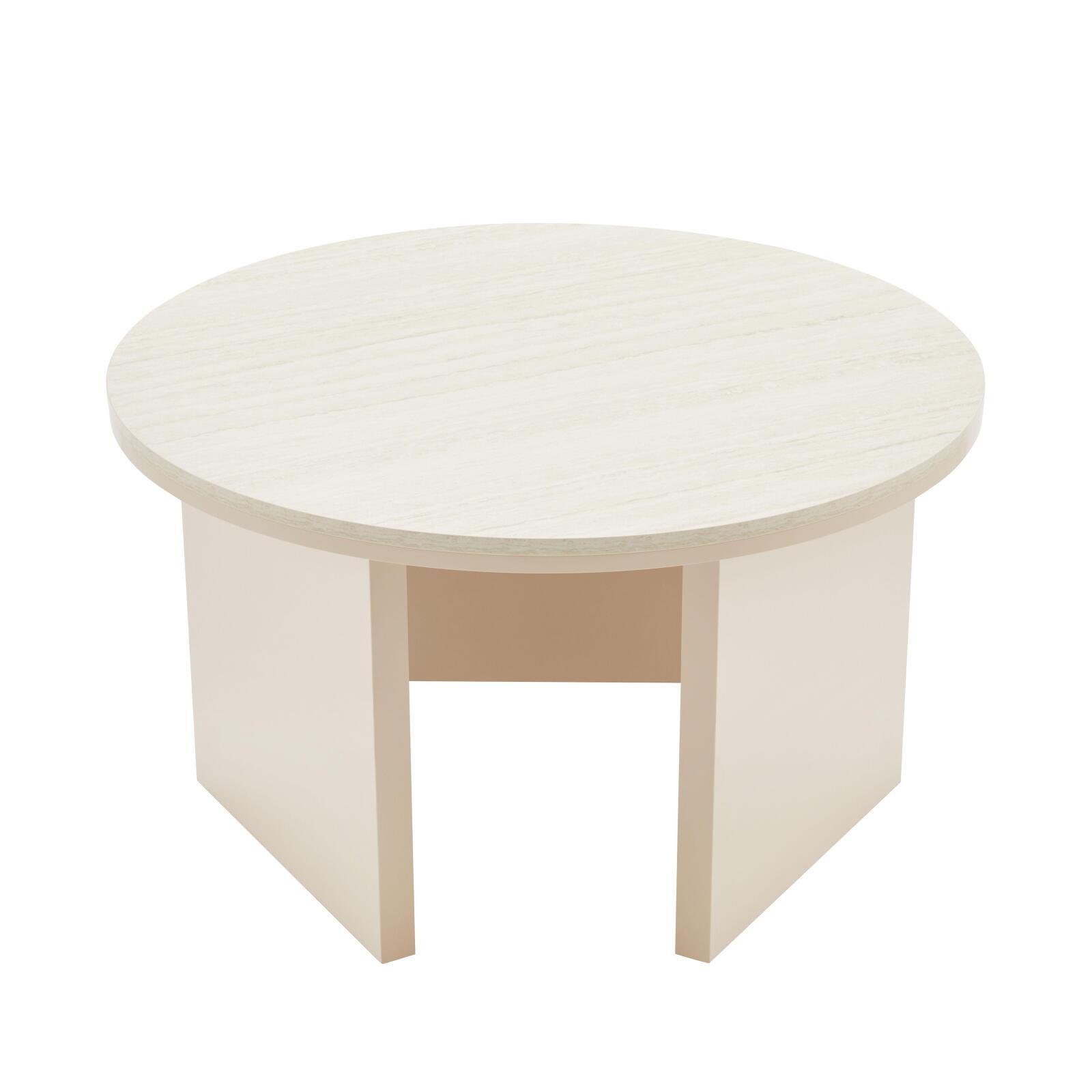Mesa de centro FSC® redonda Ø80 cm