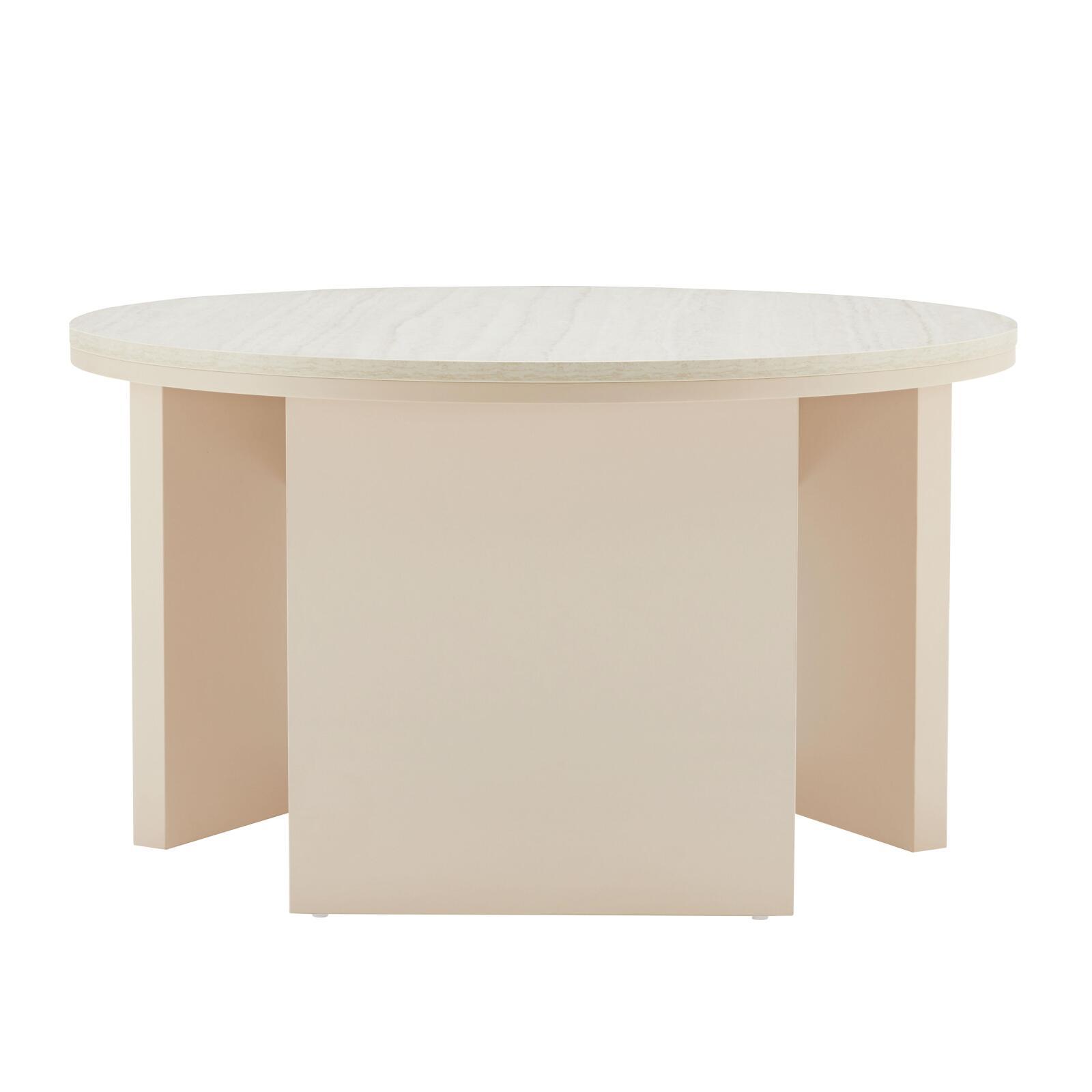 Mesa de centro FSC® redonda Ø80 cm