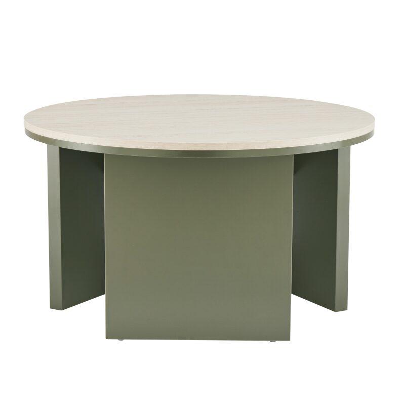 Mesa de centro FSC® redonda Ø80 cm (2/7)