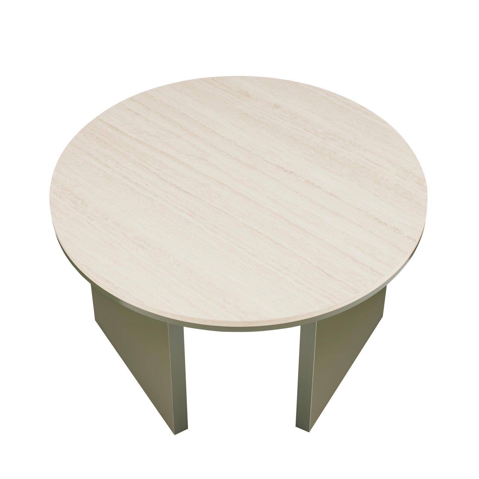 Mesa de centro FSC® redonda Ø80 cm