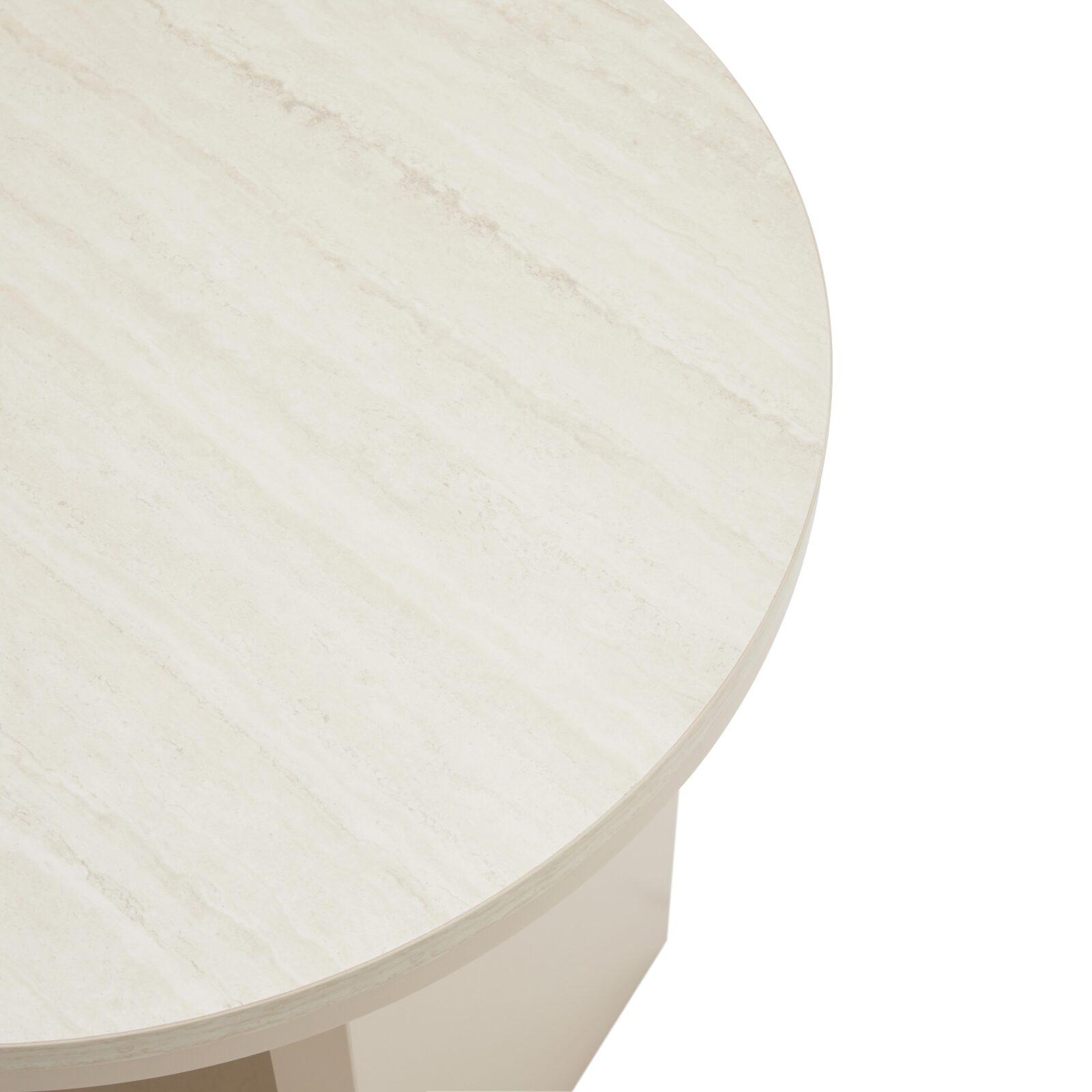 Mesa de centro FSC® redonda Ø80 cm