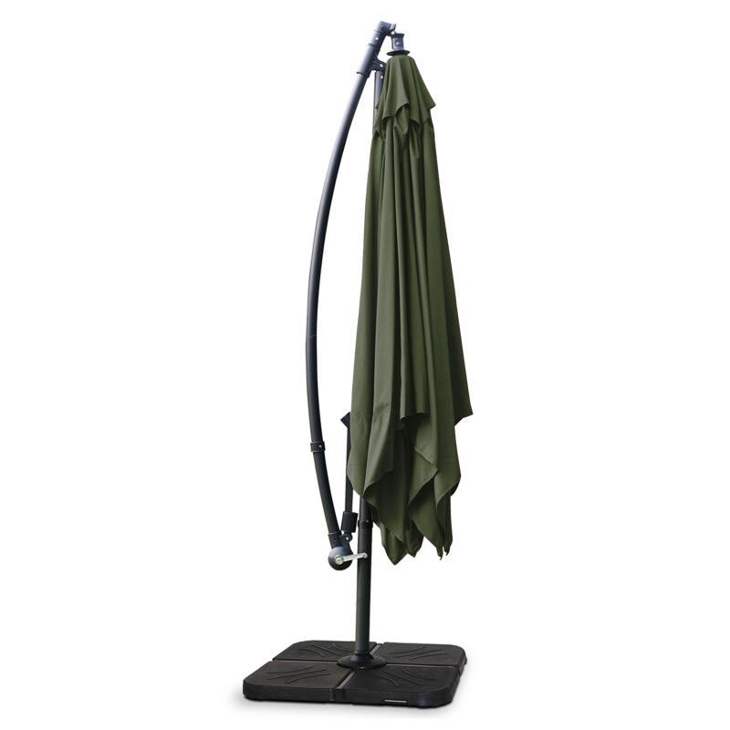 Parasol excéntrico 3x3 m cuadrado (3/7)