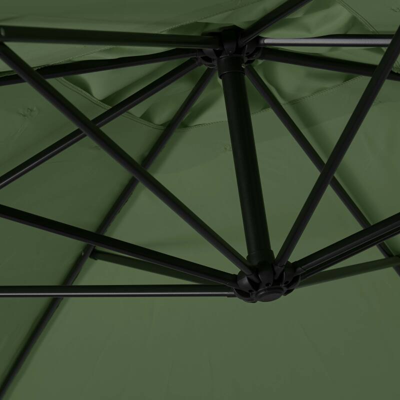 Parasol excéntrico 3x3 m cuadrado (2/7)