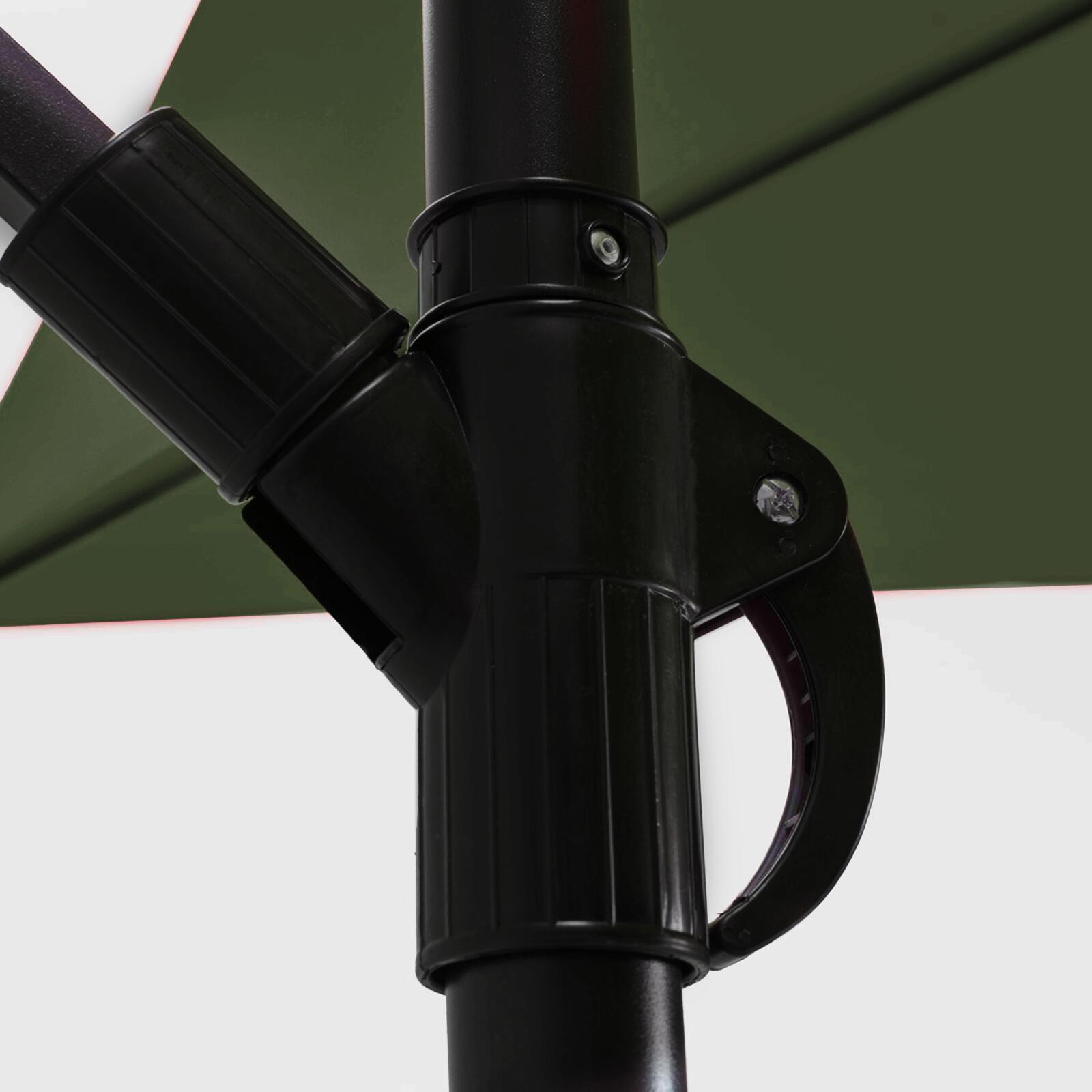 Parasol excéntrico 3x3 m cuadrado